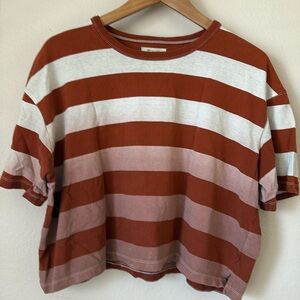 Madewell Cropped boxy Fall tee